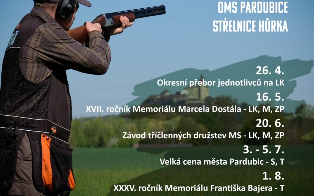 Plán střeleckých akcí pro rok 2026