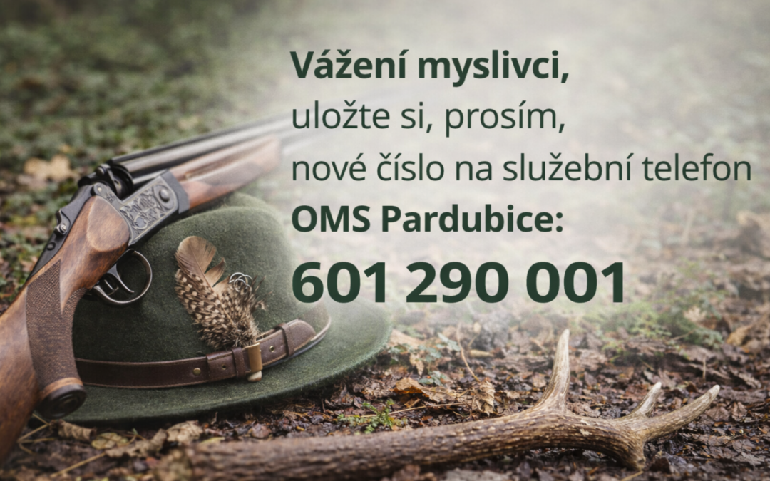 Nové telefonní číslo na sekretariát OMS Pardubice