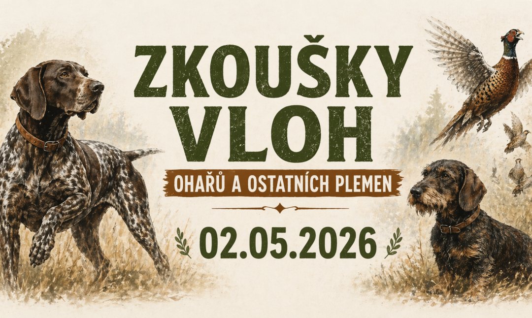Zkoušky vloh ohařů a ostatních plemen 02.05. 2026