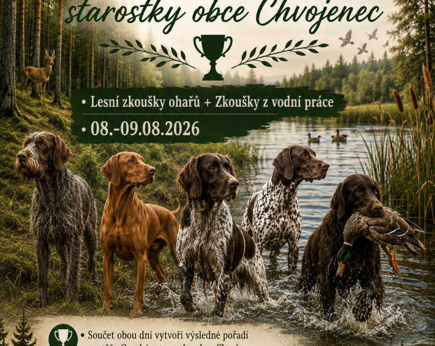 Soutěž o pohár starostky obce Chvojenec – 08.-09.08.2026 – LZ + VP